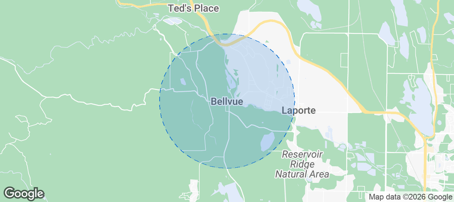 Bellvue Airbnb map